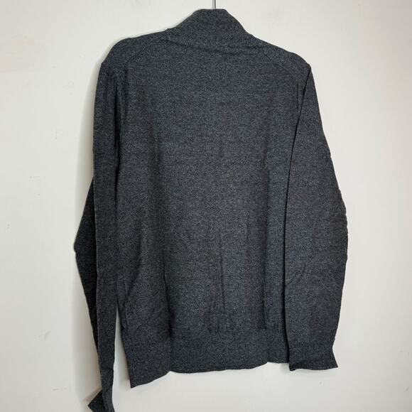 Red Ale Henley Sweater Mock Neck Pullover Gray Charcoal Long Sleeve NWT Size M - Picture 4 of 8